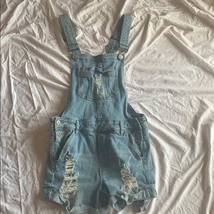 Overall Shorts